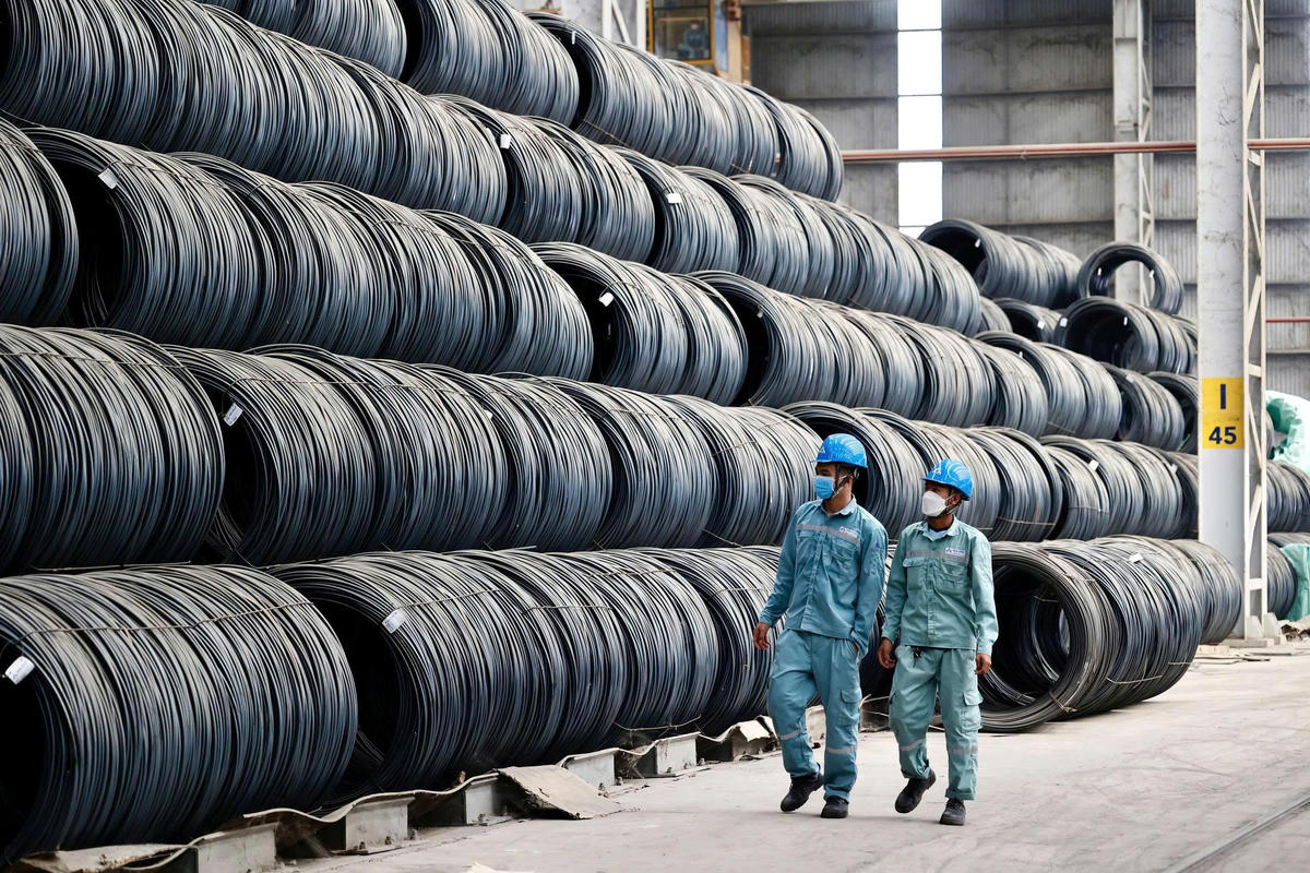 Hòa Phát bán 3 triệu tấn thép trong quý I.