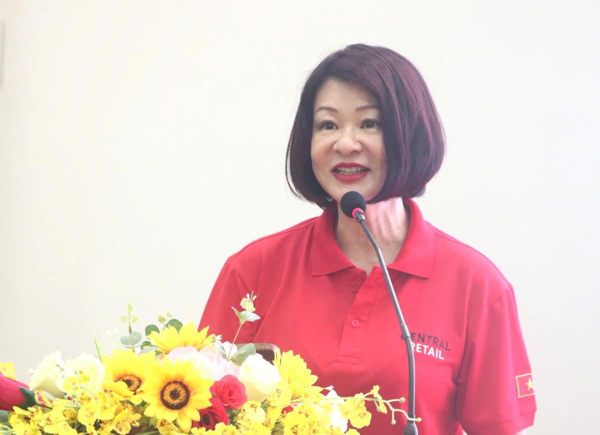 Bà Nguyễn Thị Bích Vân, Giám đốc Truyền thông Tập đoàn Central Retail Việt Nam. Ảnh: Nguyễn Tú.