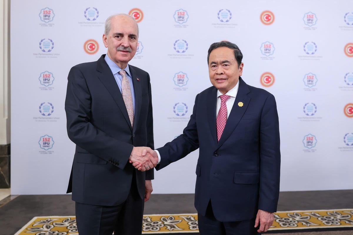 Chủ tịch Quốc hội Trần Thanh Mẫn hội kiến Chủ tịch Quốc hội Thổ Nhĩ Kỳ