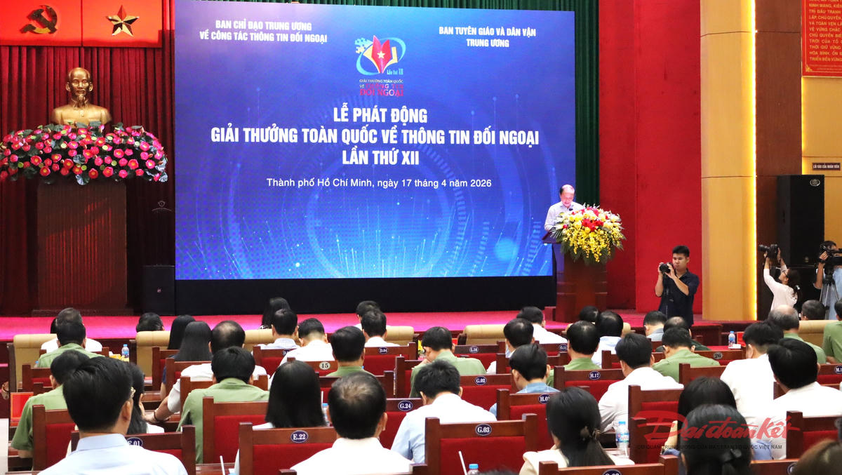 Phát động Giải thưởng toàn quốc về thông tin đối ngoại lần thứ XII năm 2026