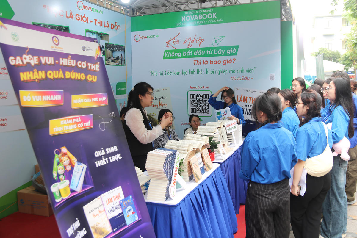 Ngày hội Khởi nghiệp quốc gia của học sinh, sinh viên lần thứ VIII, năm 2026 thu hút đông đảo học sinh, sinh viên tham dự.