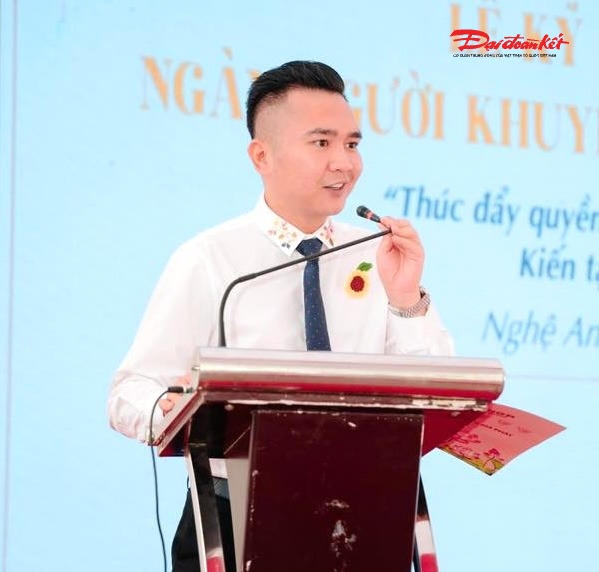 Ông Hoàng Nguyễn Trọng Dũng - Tổng Giám đốc Hoàng Gia Phát Group phát biểu tại buổi lễ. Ảnh: đb