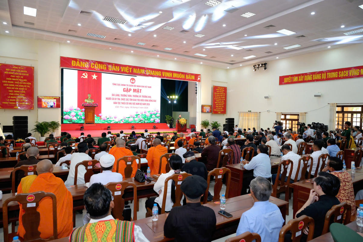 Quang cảnh buổi gặp mặt. Ảnh: CTV