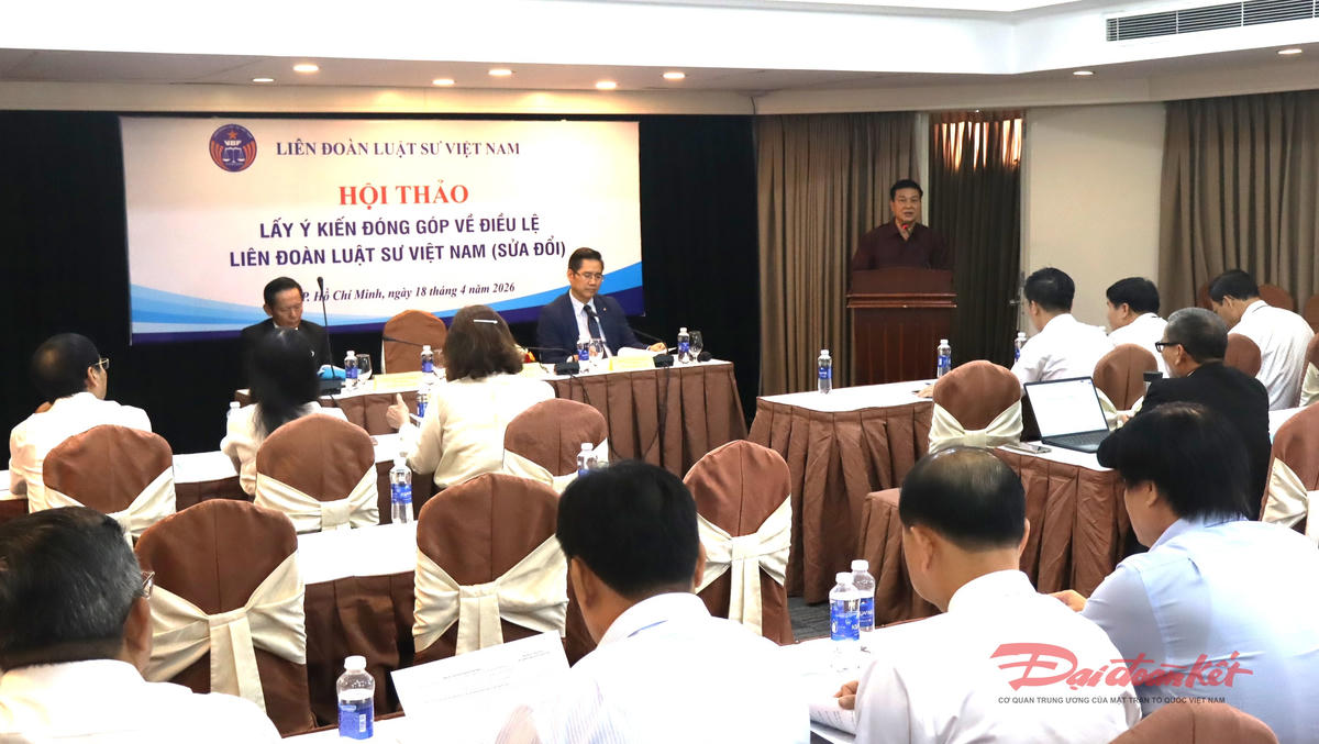 Liên đoàn Luật sư Việt Nam lấy ý kiến đóng góp sửa đổi điều lệ hoạt động
