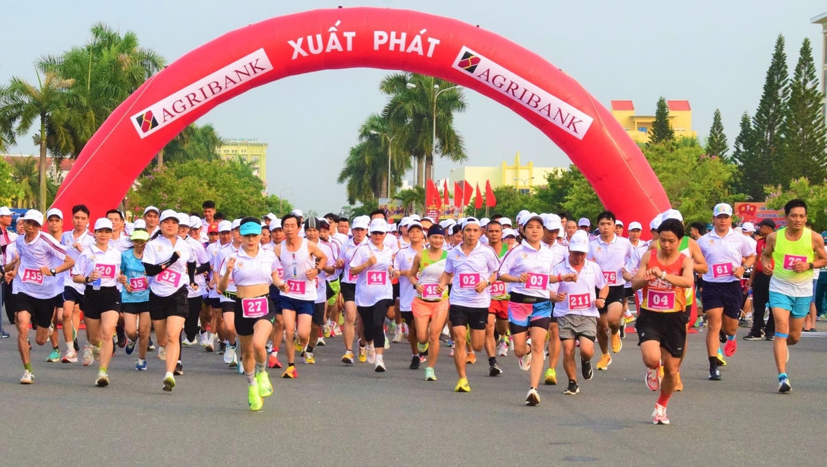 Các vận động viên tham gia Giải Việt dã Báo và Phát thanh-Truyền hình Đà Nẵng lần thứ I năm 2026-Cúp Agribank. Ảnh: CV.