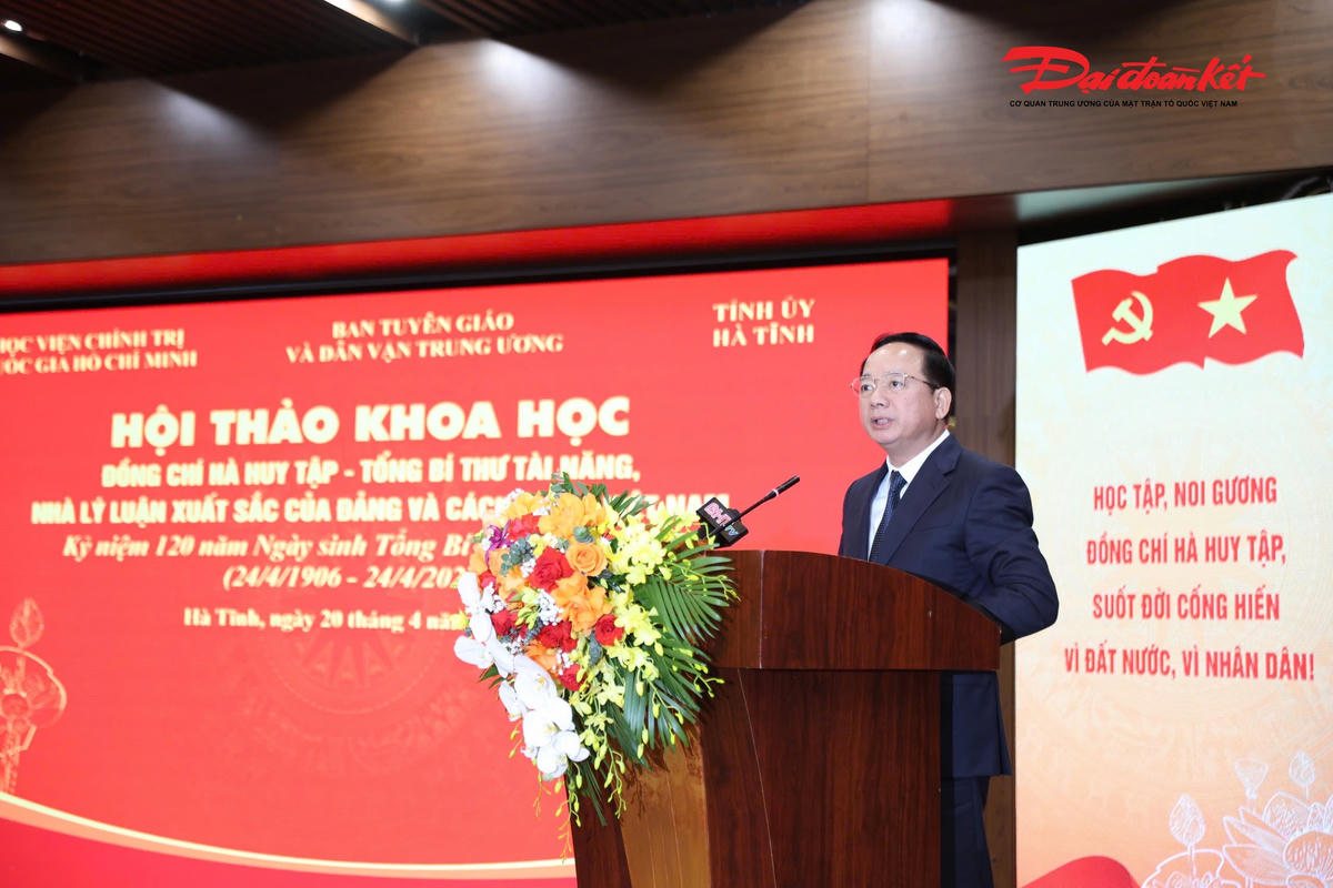 Ông Trịnh Văn Quyết, Ủy viên Bộ Chính trị, Bí thư Trung ương Đảng, Trưởng Ban Tuyên giáo và Dân vận Trung ương. Ảnh: HN.