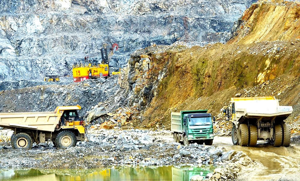 Thanh tra Chính phủ đề nghị UBND tỉnh Bắc Ninh xử lý nghiêm theo quy định đối với các chủ dự án mỏ vi phạm. Ảnh: G.B.