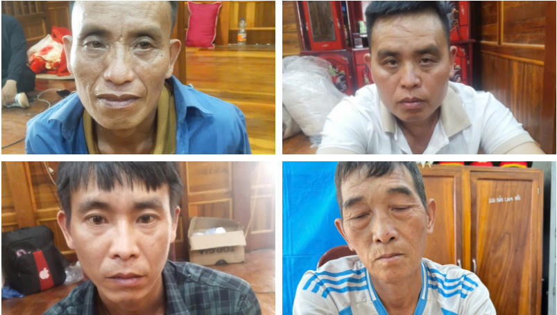 04 đối tượng khác bị Cơ quan điều tra bắt giữ trong chuyên án.