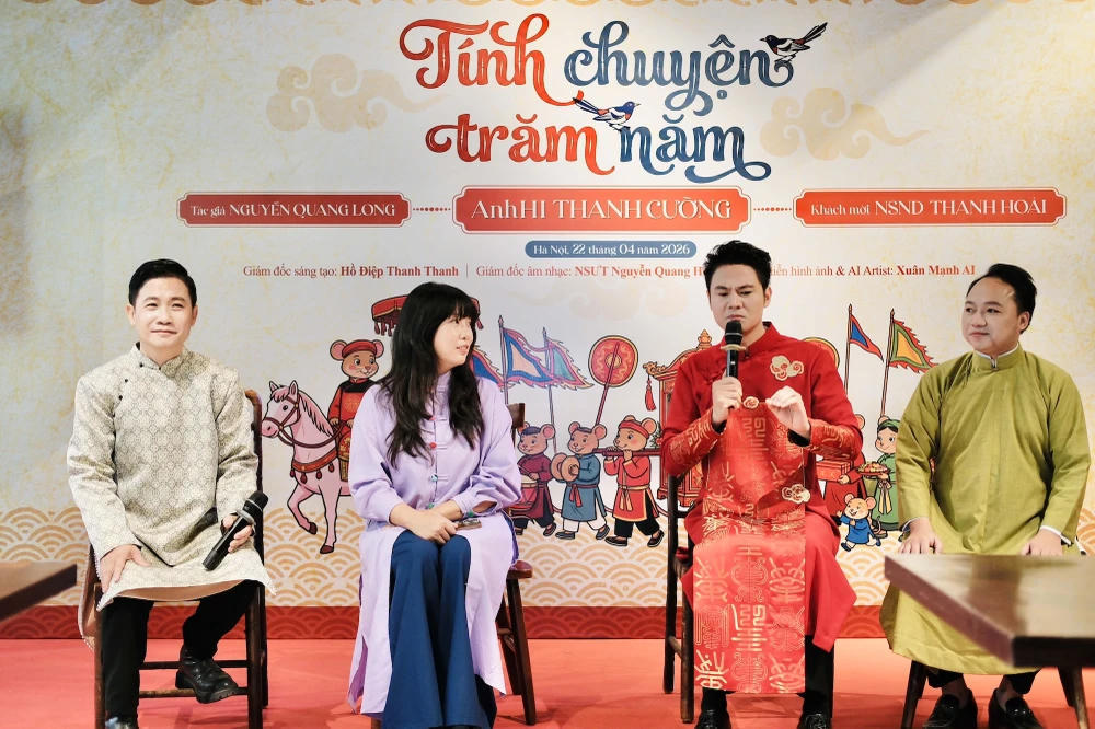 Khi tranh Đông Hồ bước vào MV bằng trí tuệ nhân tạo