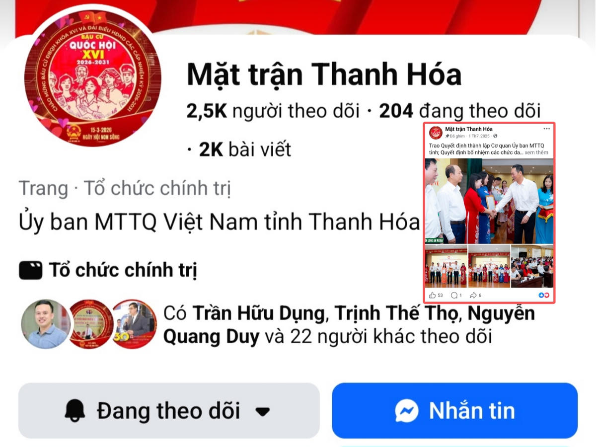 Ủy ban MTTQ tỉnh Thanh Hóa đẩy mạnh tuyên truyền các hoạt động của tổ chức Mặt trận trên nền tảng số. Ảnh: Đình Minh