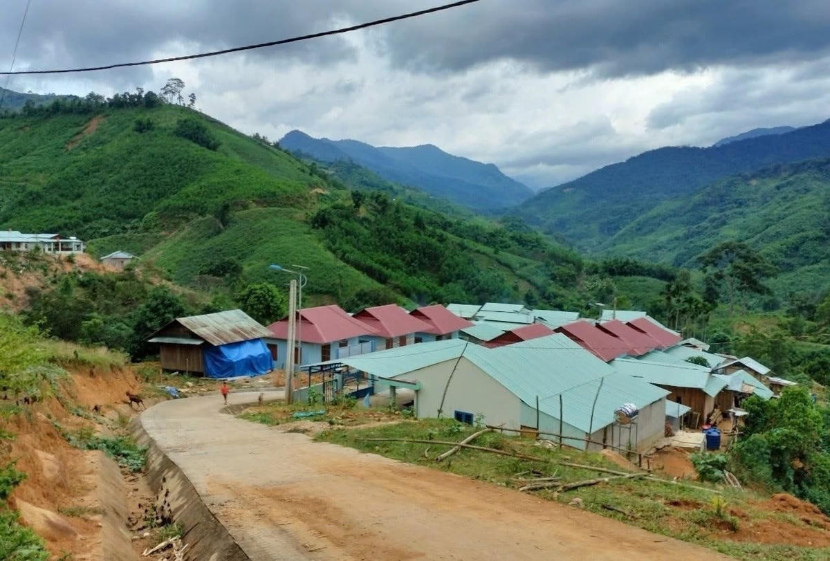 Một góc địa bàn xã Trà Linh, TP Đà Nẵng. Ảnh: Tấn Thành.