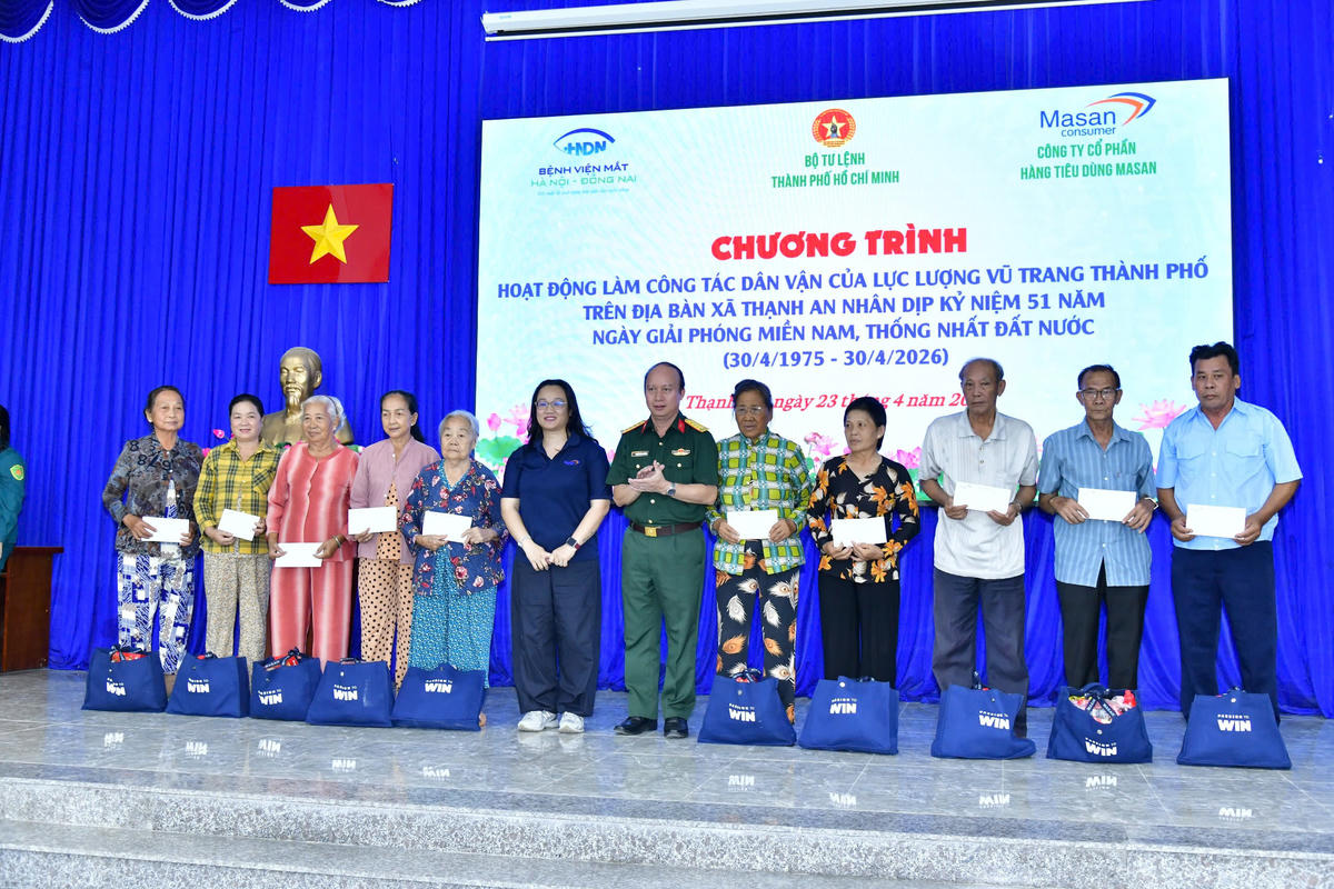 TP Hồ Chí Minh: Nhiều hoạt động chăm lo gia đình chính sách, người có công tại xã đảo Thạnh An