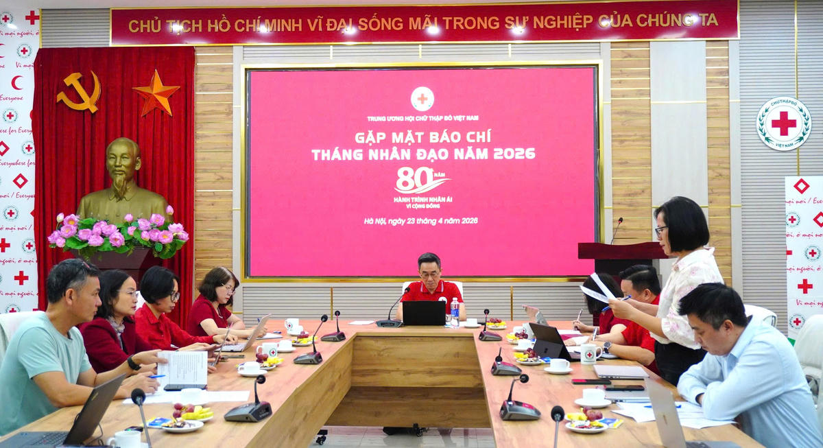 Quang cảnh buổi gặp mặt báo chí. Ảnh: PV