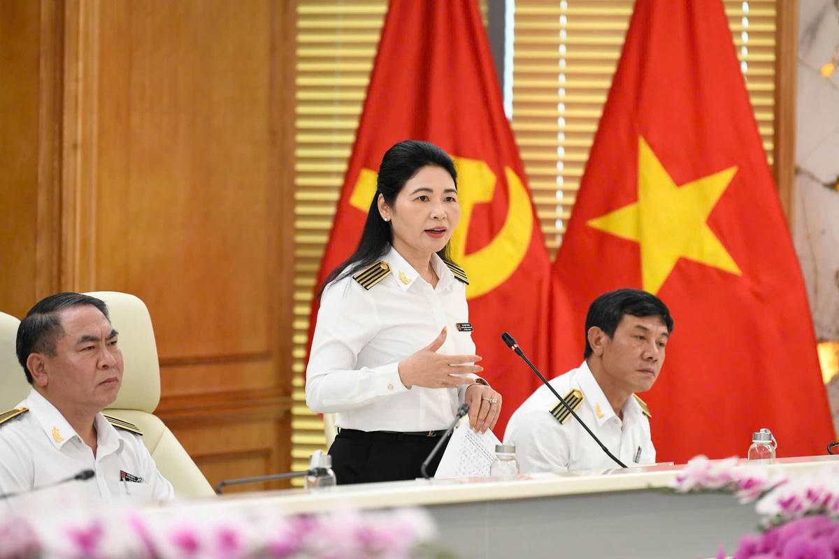 Phó Tổng Kiểm toán nhà nước Hà Thị Mỹ Dung phát biểu