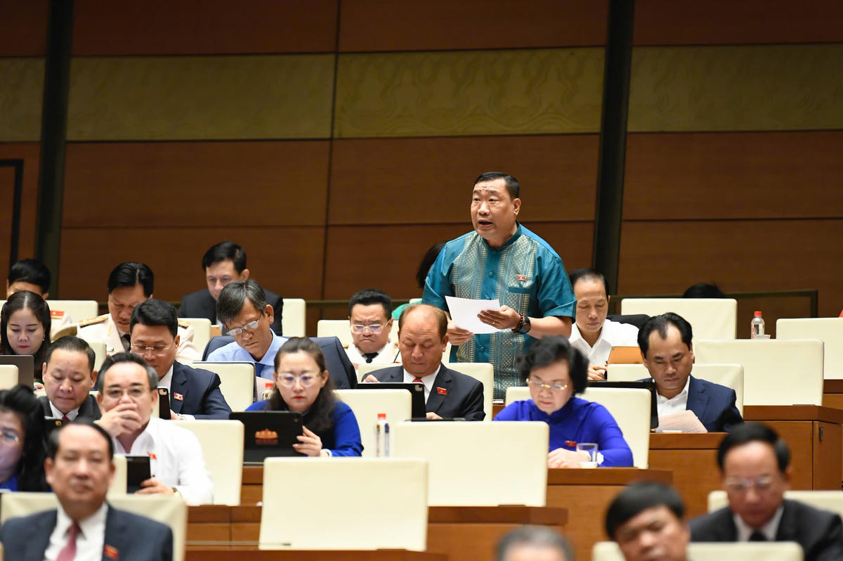 Ông Thạch Phước Bình phát biểu (Ảnh: Quang Vinh)