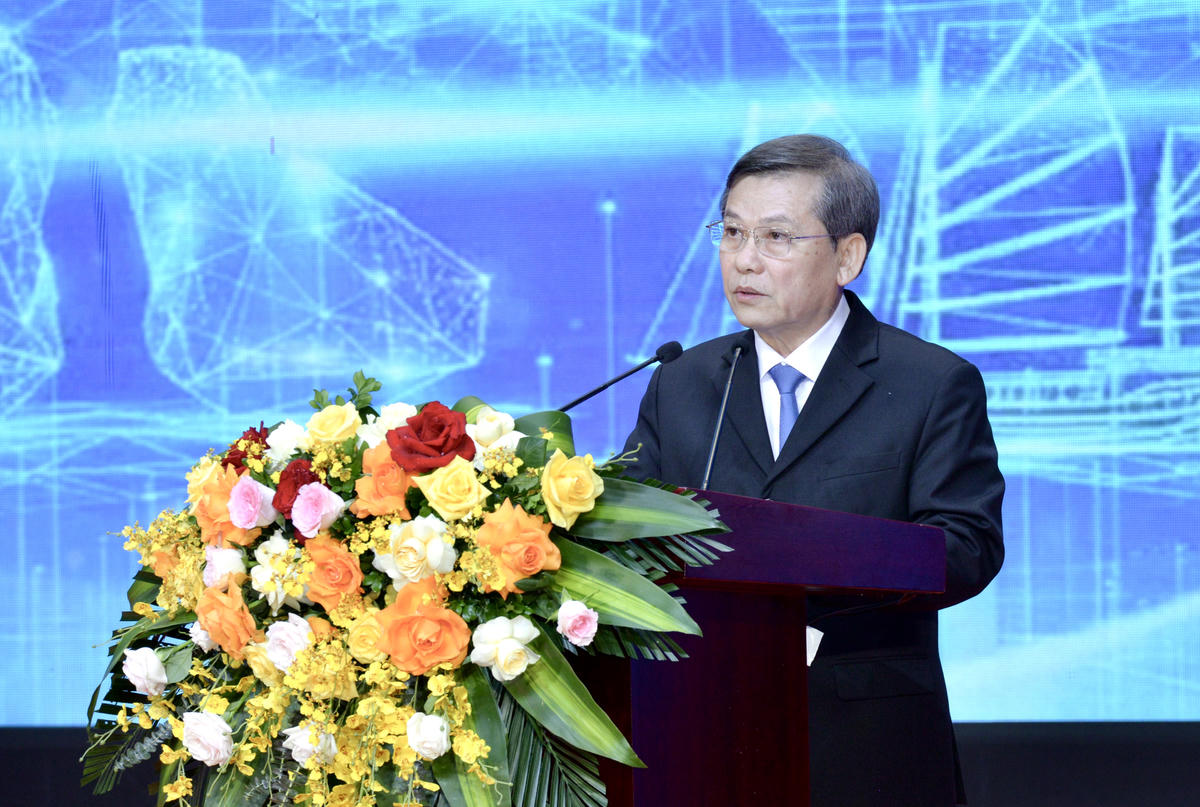  Ủy viên Bộ Chính trị, Bí thư Trung ương Đảng, Trưởng Ban Nội chính Trung ương Lê Minh Trí phát biểu chỉ đạo tại sự kiện.