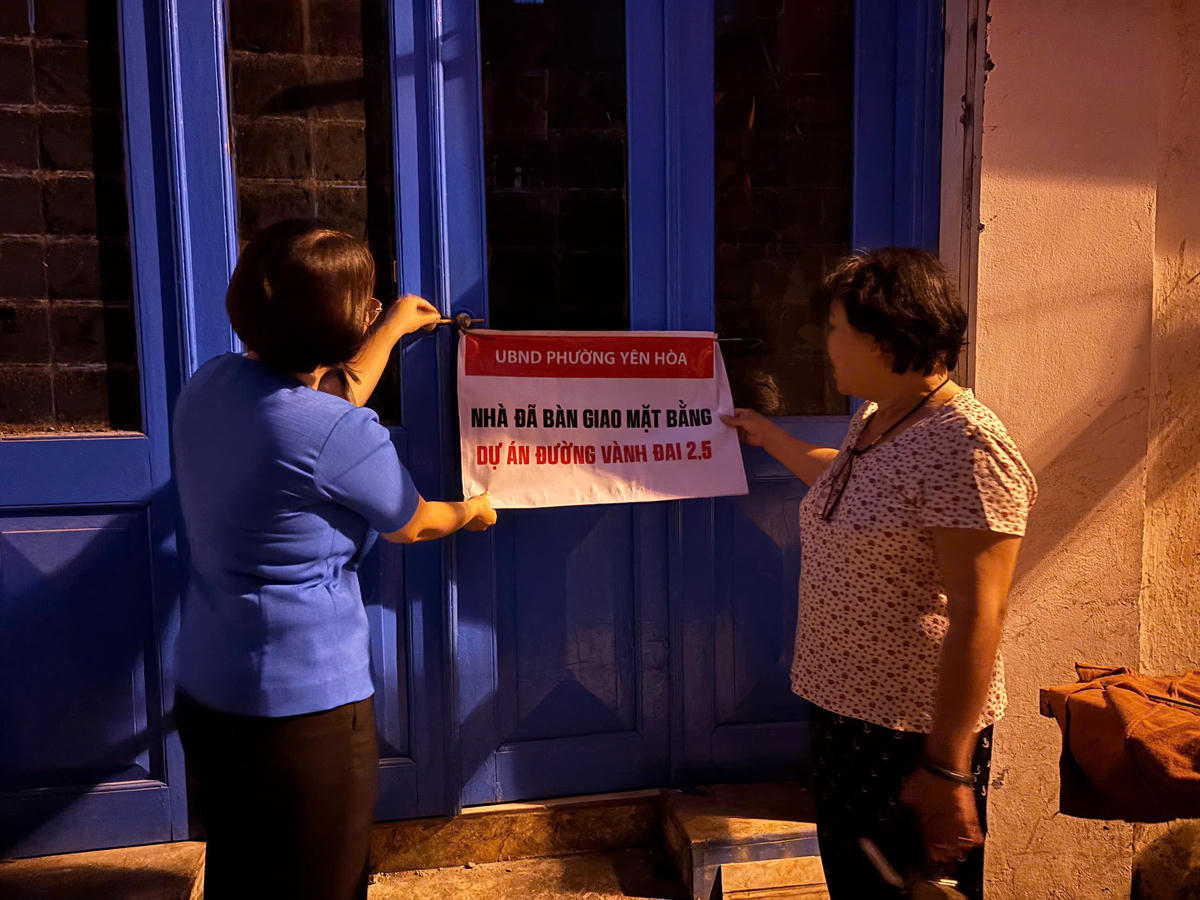 Hà Nội: MTTQ phường Yên Hòa chung tay đẩy nhanh tiến độ giải phóng mặt bằng Dự án đường Vành đai 2,5
