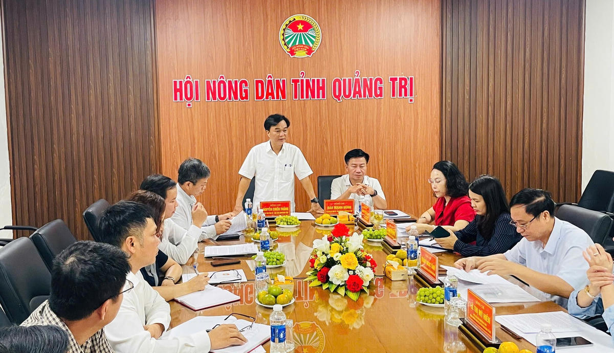 Mặt trận Quảng Trị làm việc với Hội Nông dân tỉnh