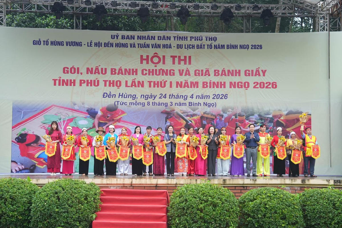 Hấp dẫn hương nếp bánh chưng dâng Vua Hùng