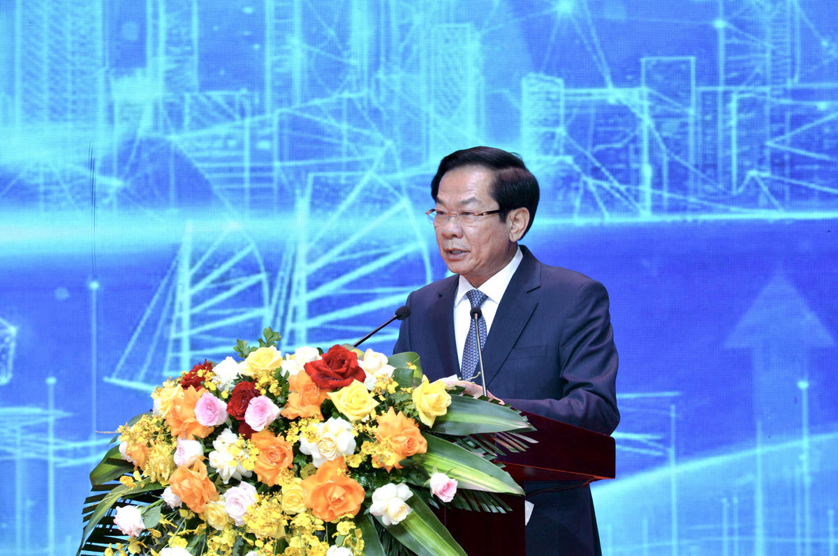 Bộ trưởng Bộ Nội vụ Đỗ Thanh Bình phát biểu khai mạc sự kiện.