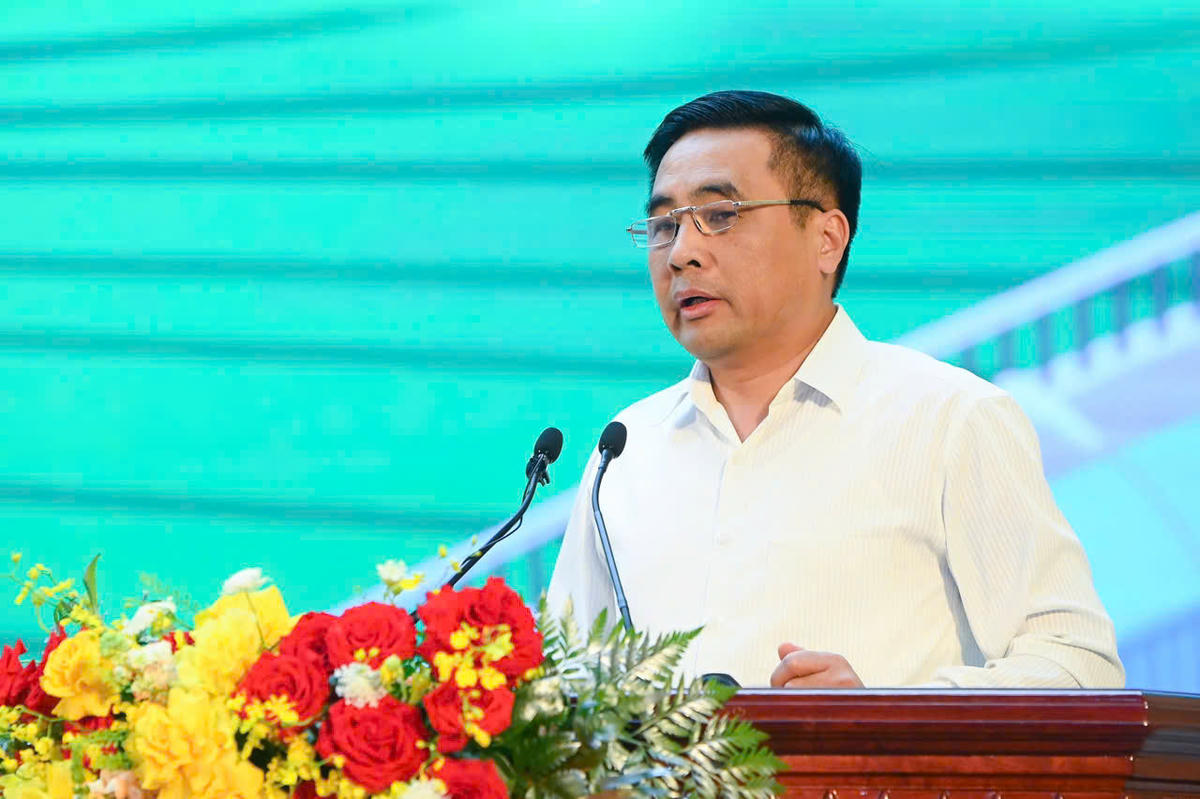 Thứ trưởng&nbsp;Bộ Nông nghiệp và Môi trường&nbsp;Nguyễn Quốc Trị chia sẻ, phát biểu định hướng tại hội nghị.
