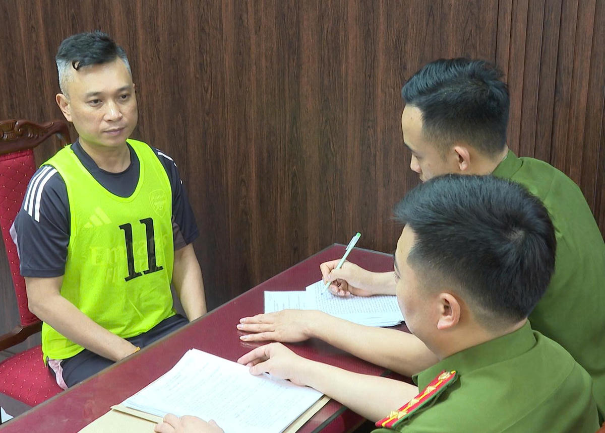 Đào Anh Dũng là người cầm đầu sới gà. Ảnh: CATH