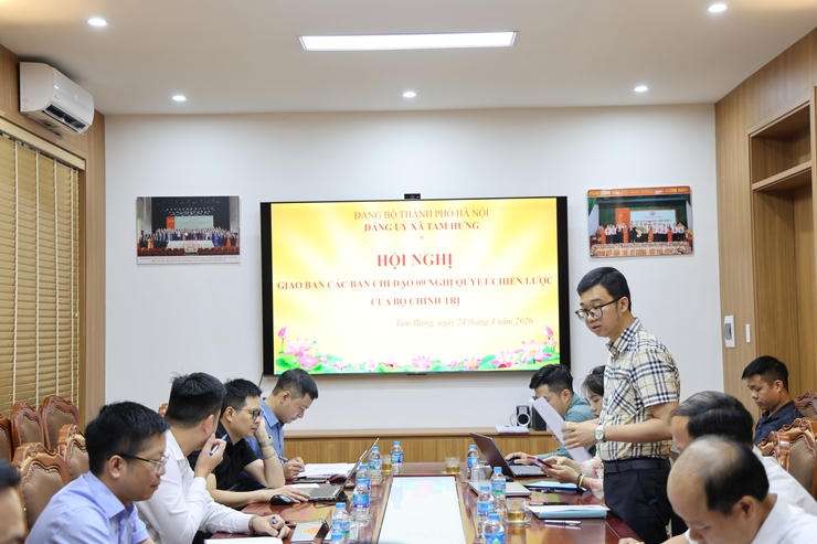 Theo báo cáo tại hội nghị, việc triển khai các nghị quyết chiến lược thời gian qua đã được xã Tam Hưng tổ chức tương đối bài bản, đồng bộ.