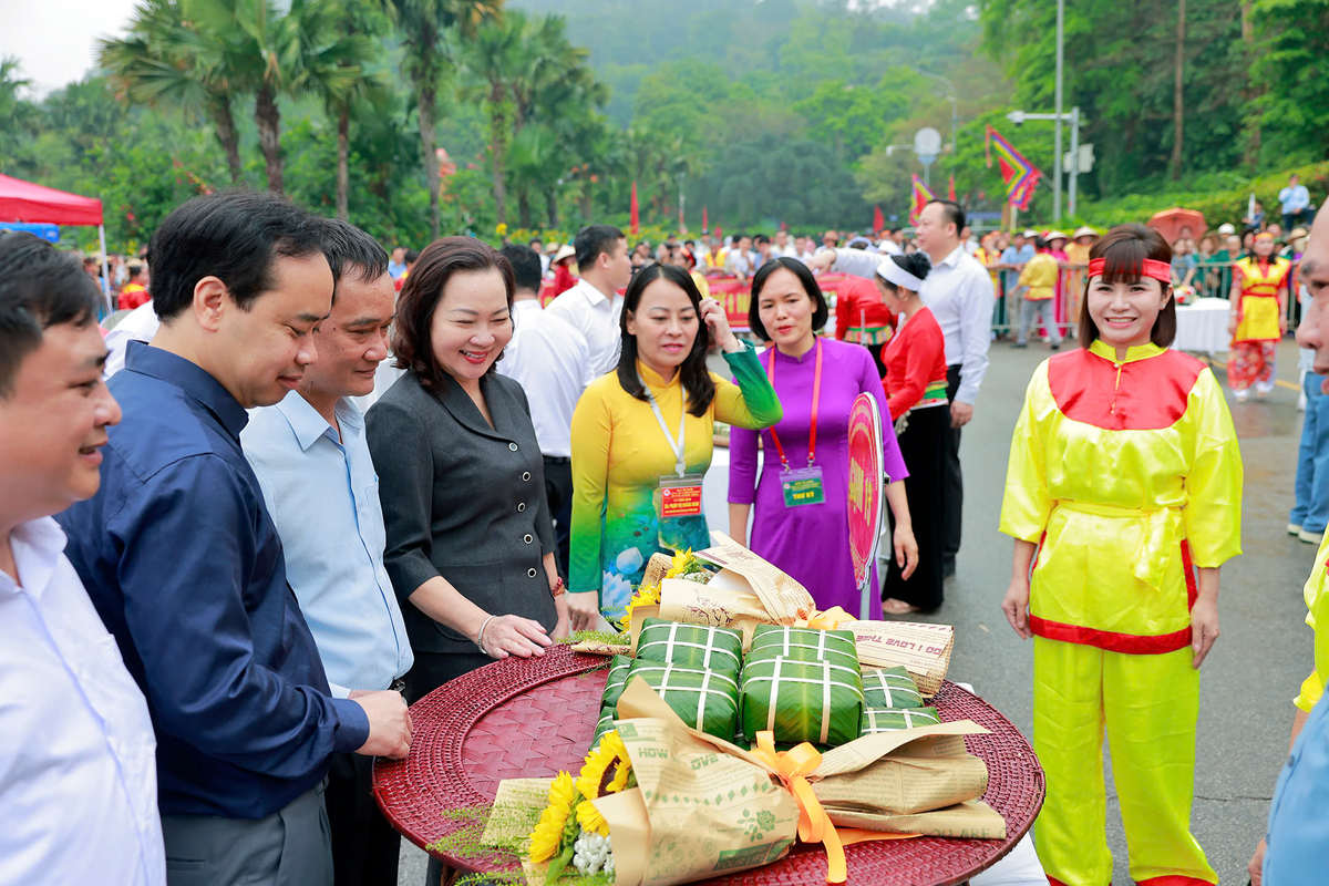 Hấp dẫn hương nếp bánh chưng dâng Vua Hùng