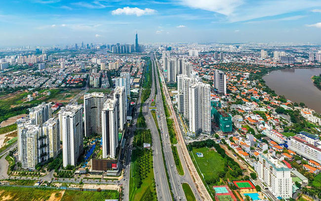 Một góc trung tâm TP Hồ Chí Minh.