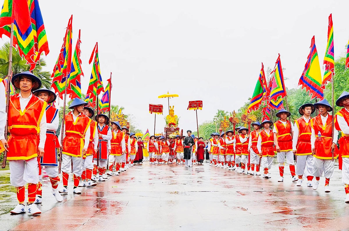 Các hoạt động trong Lễ Giỗ Tổ Hùng Vương năm 2026. Ảnh: Tùng Duy.