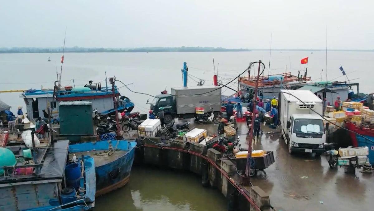 Tàu thuyền cập bến tại Cảng Cửa Việt chấp hành theo quy định