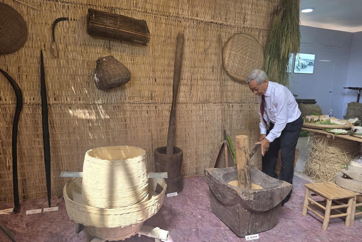 Bảo tàng tập trung trưng bày, giới thiệu các chuyên đề về quá trình khẩn hoang mở đất, vòng đời cây lúa, các nông cụ từ truyền thống đến hiện đại, không gian làng quê Nam Bộ và quê hương Cà Mau – Bạc Liêu. Ảnh: Nguyên Du.