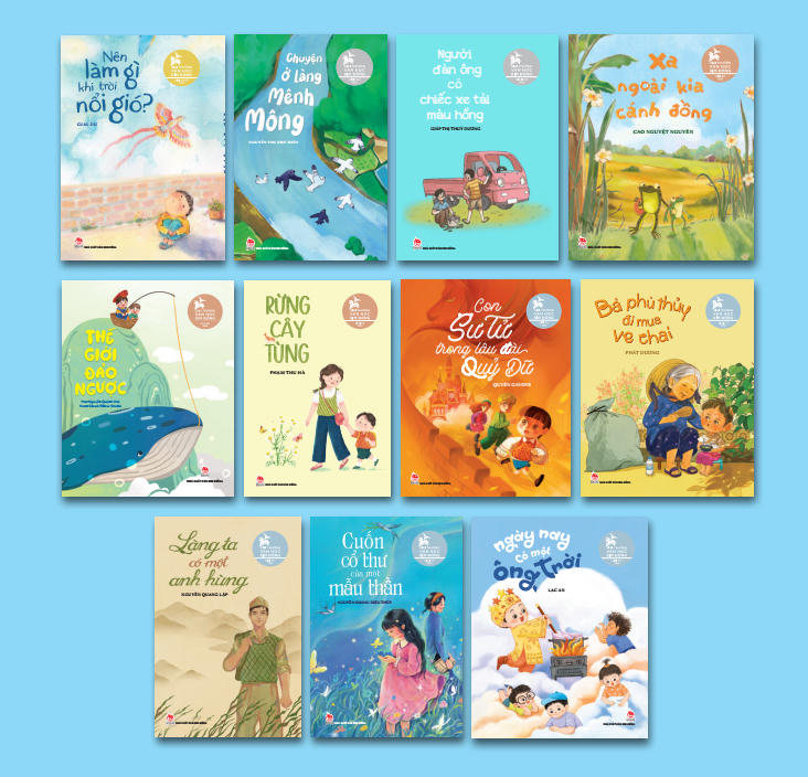11 tác phẩm trong Tủ sách Giải thưởng Văn học Kim Đồng vừa ra mắt.