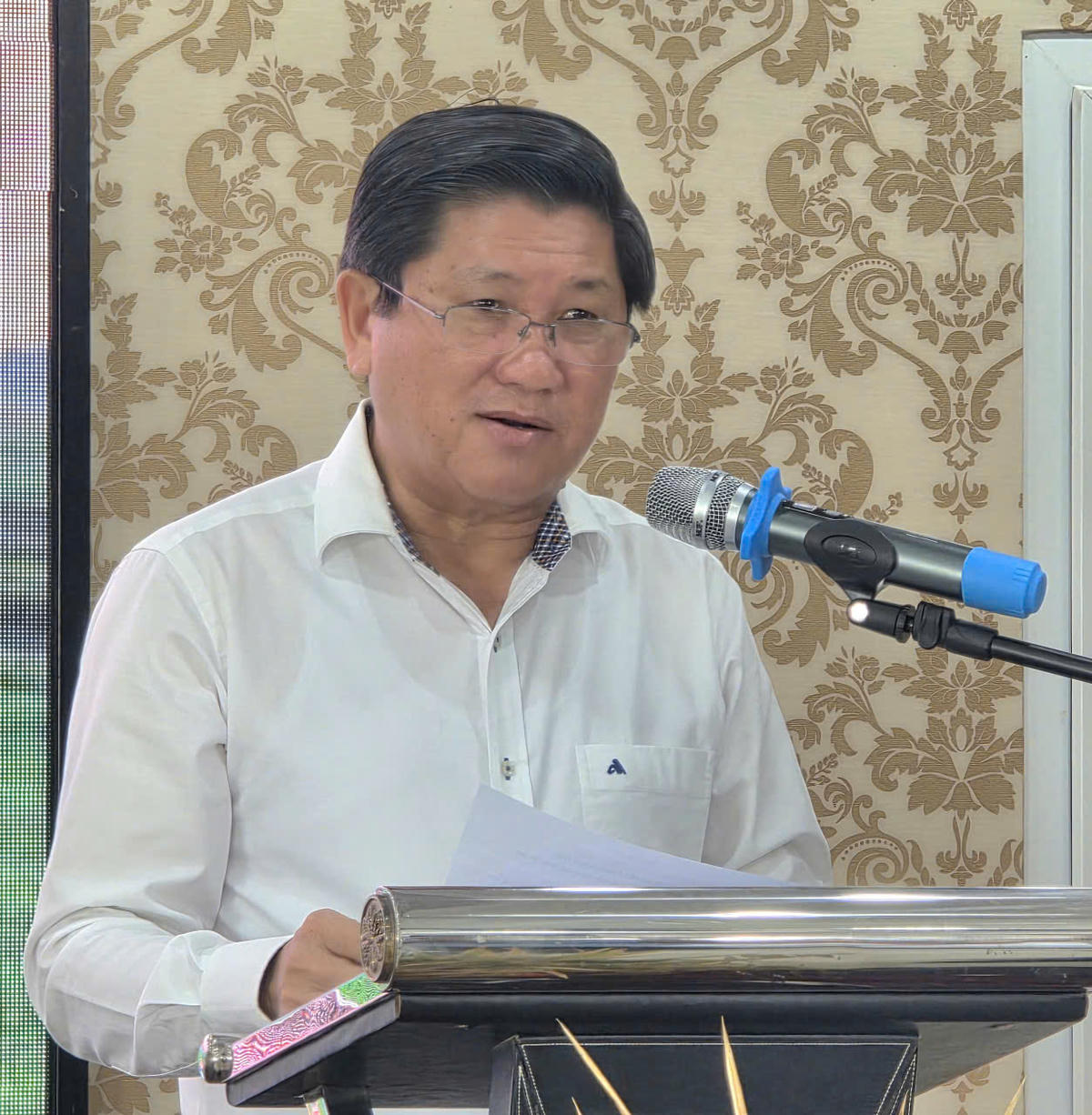 Phó chủ tịch UBND tỉnh Cà Mau Lê Văn Sử phát biểu tại Hội thảo. Ảnh: Nguyên Du