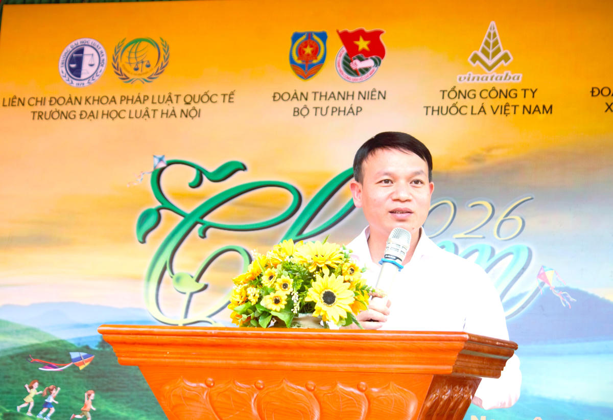 Ông Nguyễn Thành Trung- Phó Chủ tịch UBND xã Cẩm Giàng, tỉnh Thái Nguyên gửi lời cảm ơn đến Ban tổ chức chương trình.