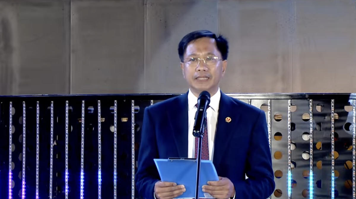 Ông Võ Tá Nhân phát biểu khai mạc. Ảnh: Cẩm Kỳ&nbsp;