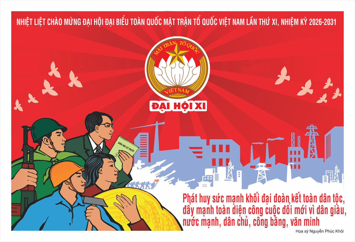 Hơn 1.300 đại biểu sẽ tham dự Đại hội đại biểu toàn quốc MTTQ Việt Nam lần thứ XI