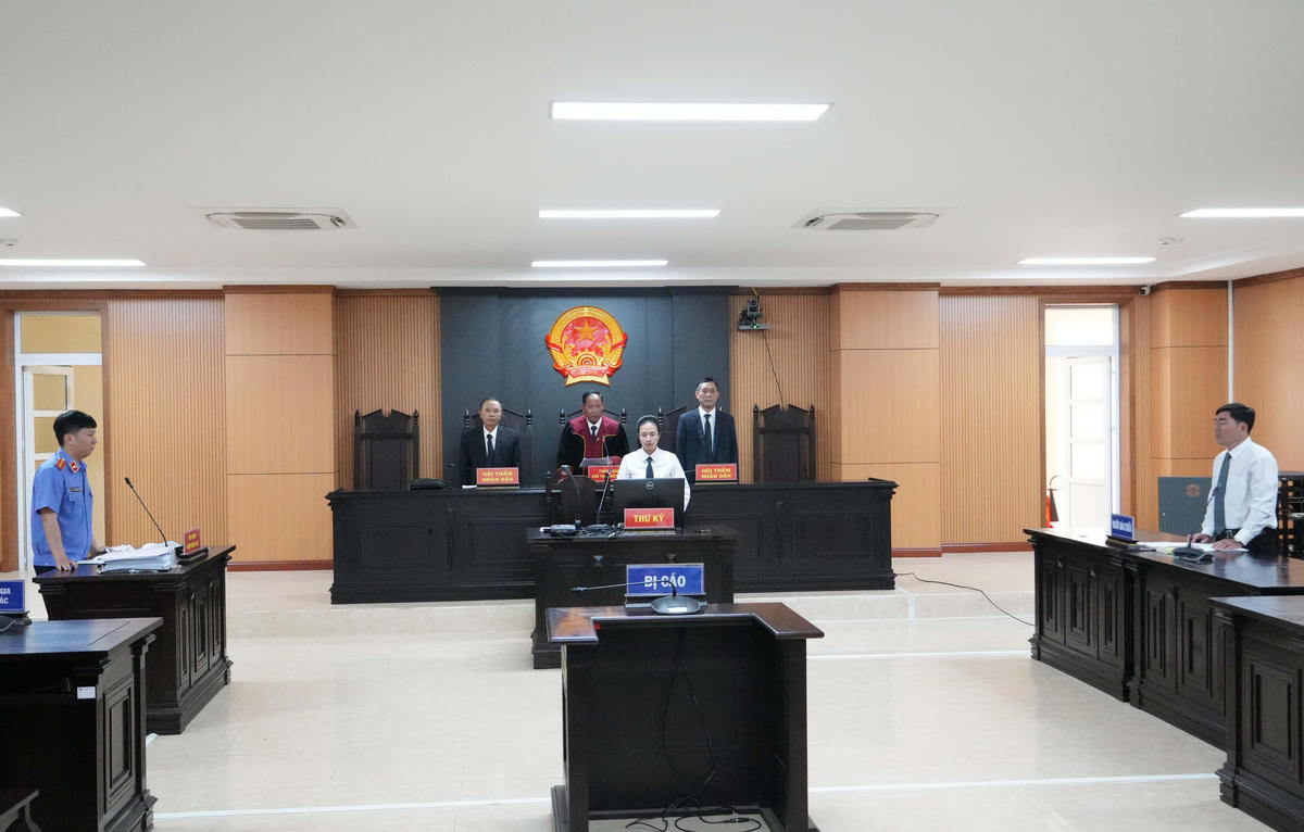  Tòa án nhân dân tỉnh Đắk Lắk đã mở phiên tòa xét xử vắng mặt bị cáo Nguyễn Đình Thắng. Ảnh: TN.