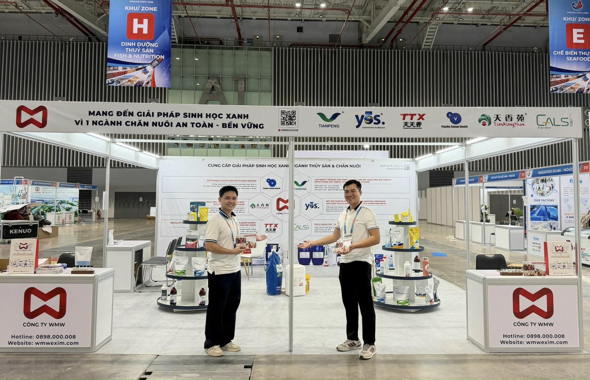 Các đơn vị tham dự triển lãm&nbsp;VINAFIS EXPO 2026. Ảnh: V.Phong.