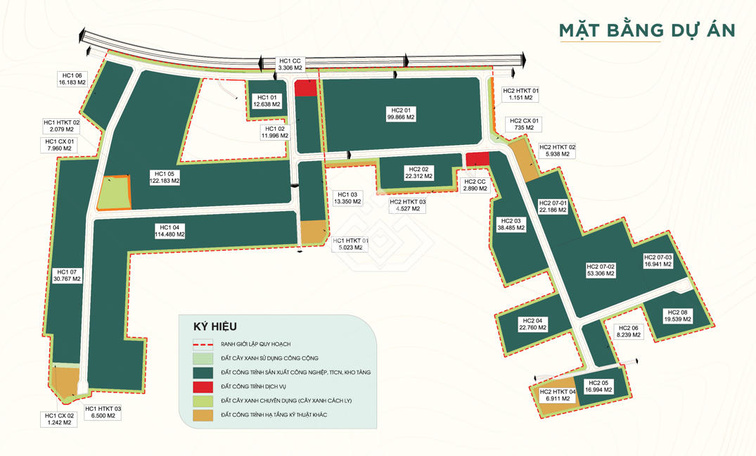 Phối cảnh Cụm công nghiệp Hà Châu.