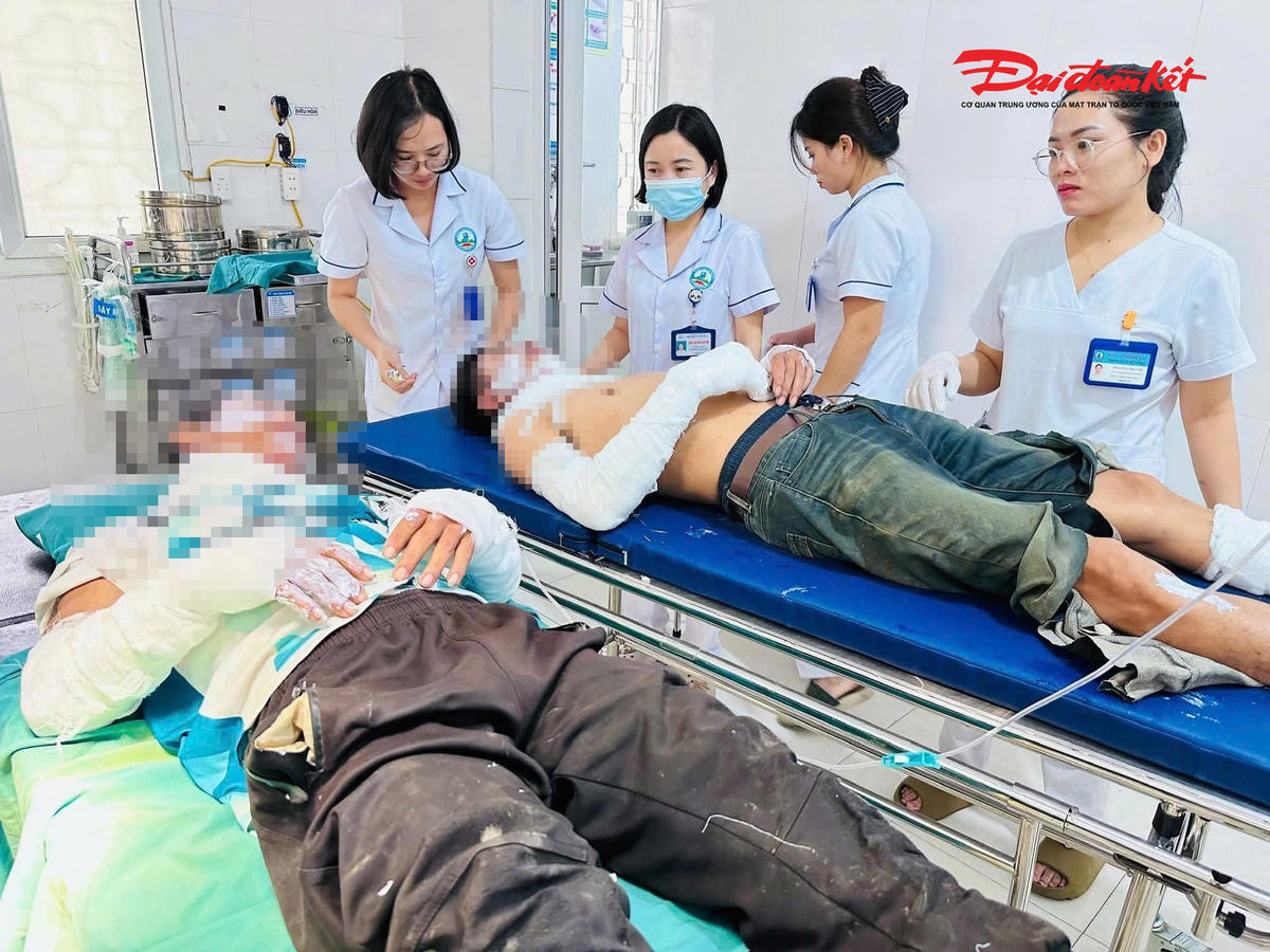 Hai người bỏng nặng khi dùng bình gas thui thịt chó