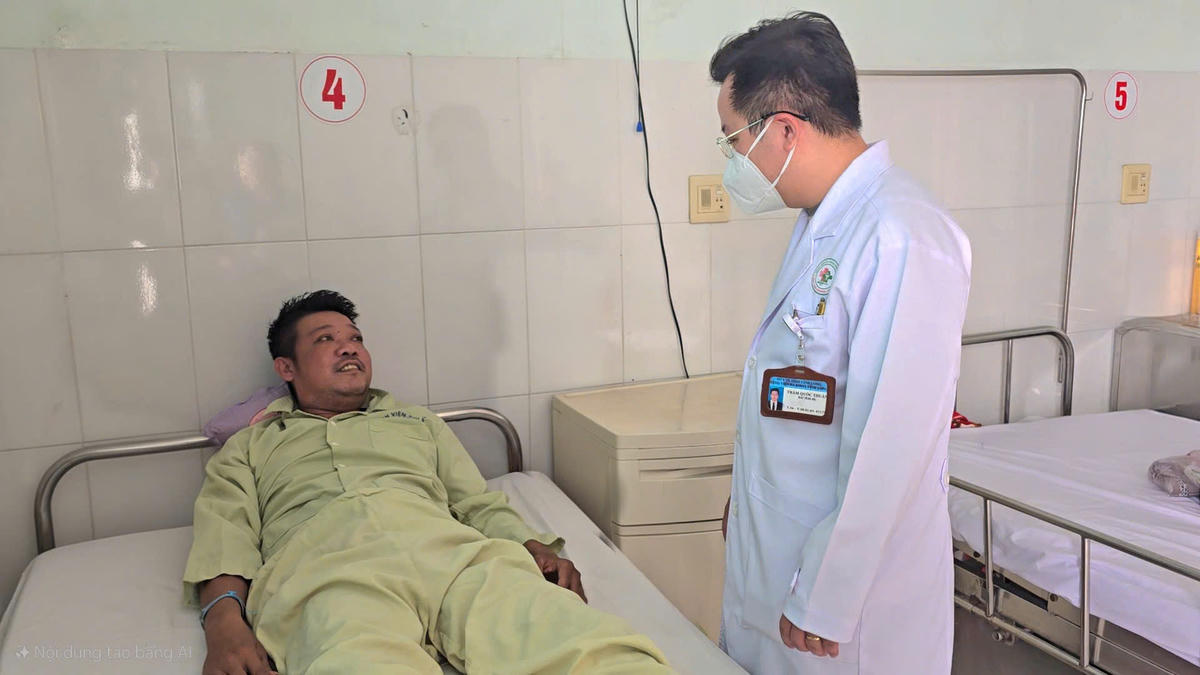 Bệnh nhân phục hồi sức khoẻ và có thể đi lại được sau phẫu thuật.