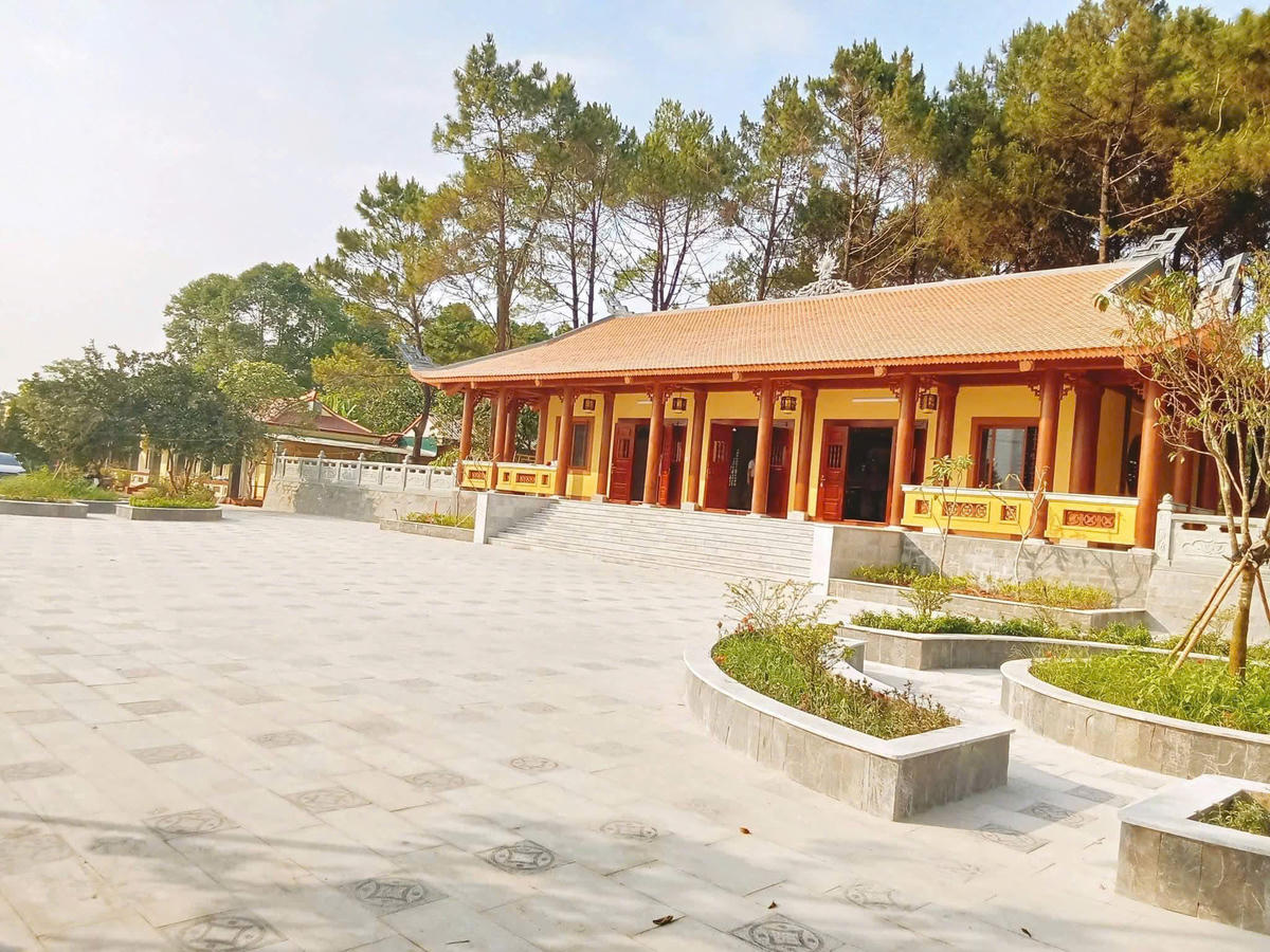 Dự án góp phần tạo cảnh quan hài hòa, trang nghiêm cho khu nghĩa trang. Ảnh: QSQT.