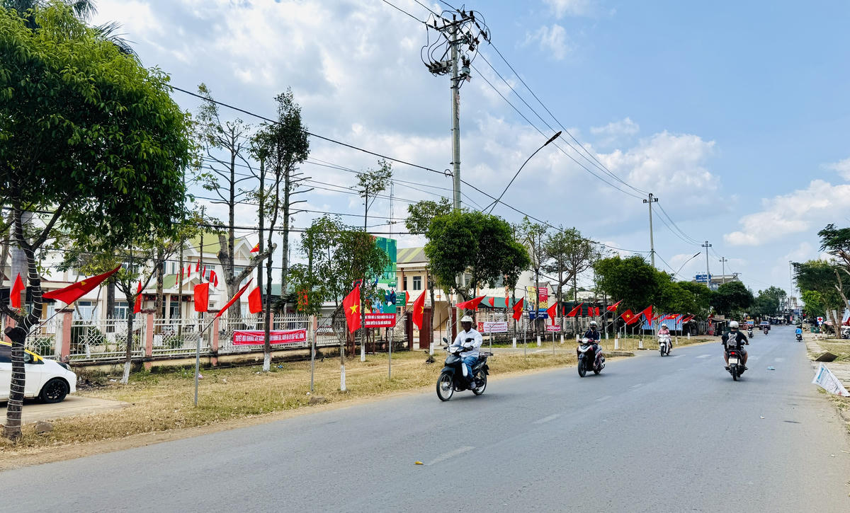 Trụ sở UBND xã Ea Nuôl, tỉnh Đắk Lắk.