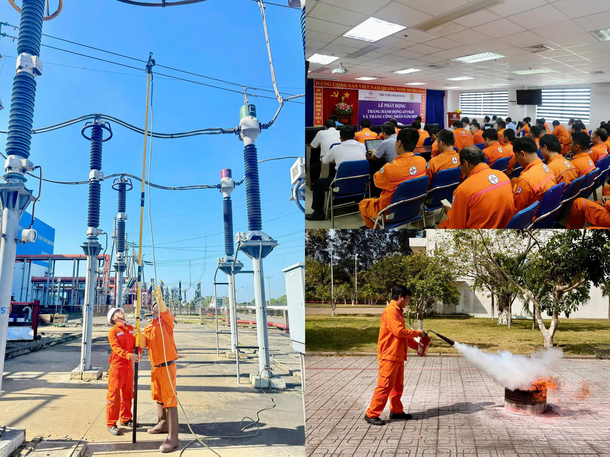 CBCNV Công ty Nhiệt điện Duyên Hải thực hiện nghiêm túc quy định an toàn lao động trong quá trình vận hành sản xuất