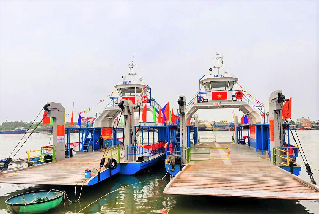 2 phà Tam Hải có tổng vốn đầu tư gần 25 tỷ đồng. Ảnh: CV.
