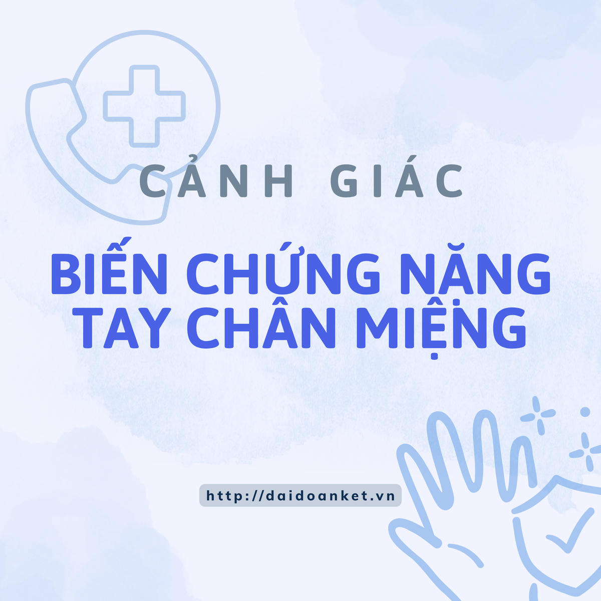 Cảnh báo biến chứng nguy hiểm bệnh tay chân miệng