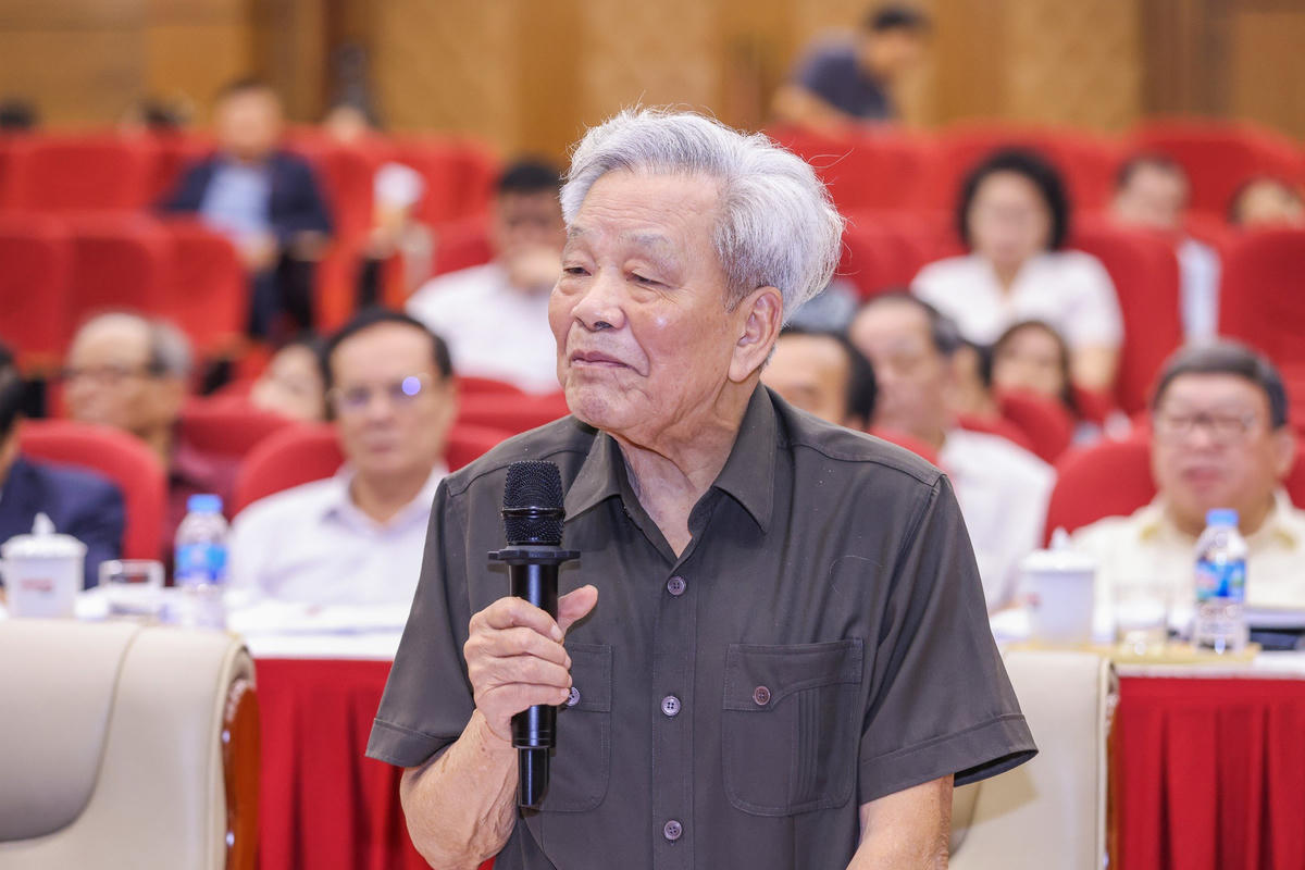 Ông Nguyễn Túc - Ủy viên Đoàn Chủ tịch, Chủ nhiệm Hội đồng tư vấn về Văn hóa - Xã hội UBTƯ MTTQ Việt Nam. Ảnh: Quang Vinh