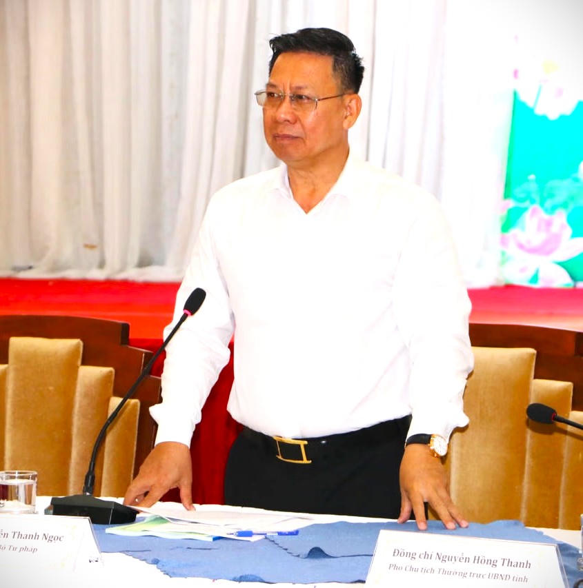 Thứ trưởng Bộ Tư pháp Nguyễn Thanh Ngọc.