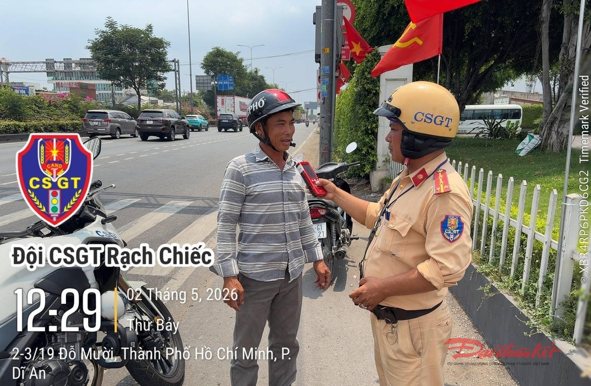 TP Hồ Chí Minh: Nhiều tài xế vi phạm nồng độ cồn dịp lễ 30/4 và 1/5 bị xử lý